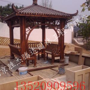 怀柔防腐木亭子凉亭