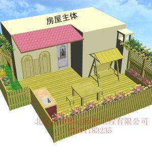怀柔别墅花园效果图